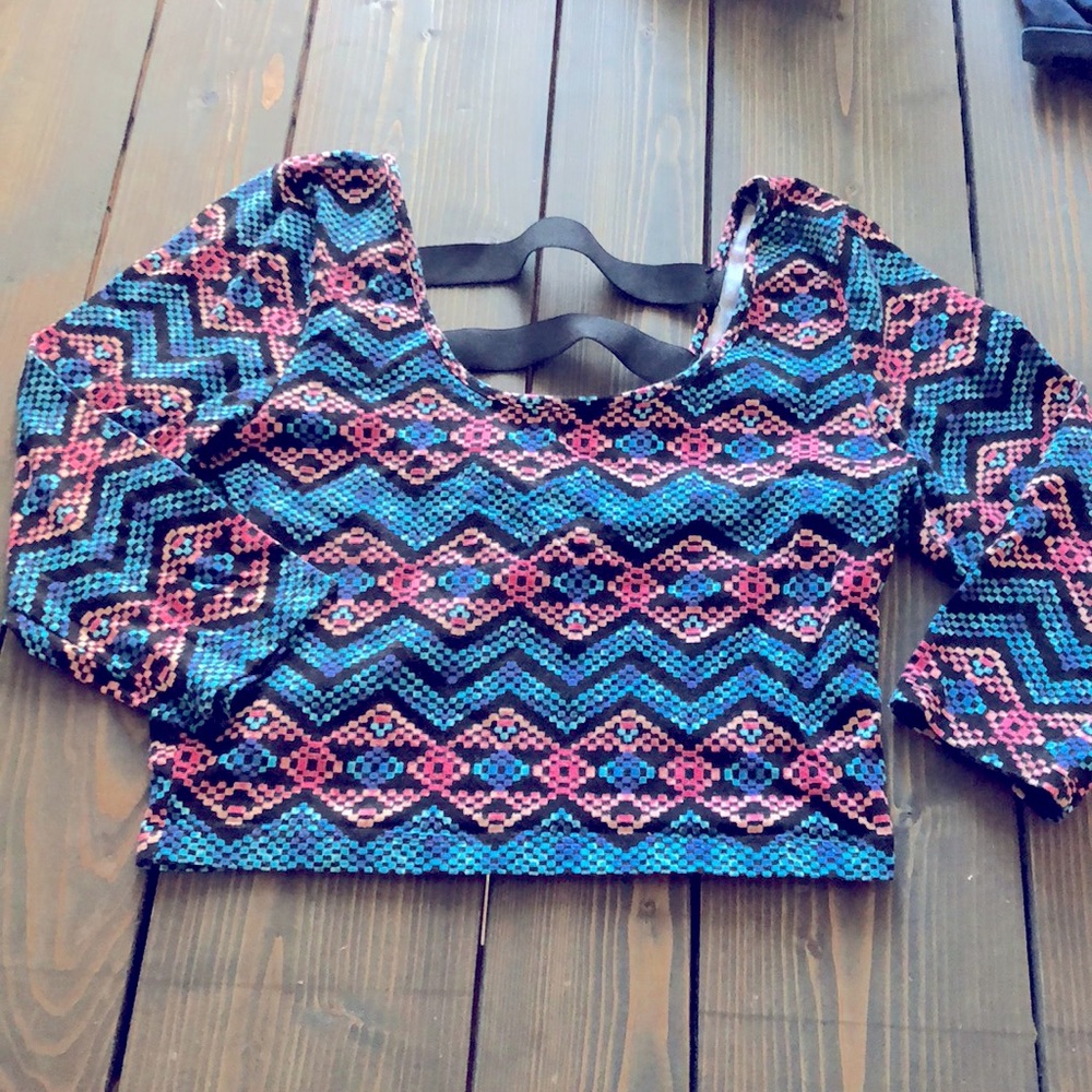 Charlotte Russe Crop Top Size Medium